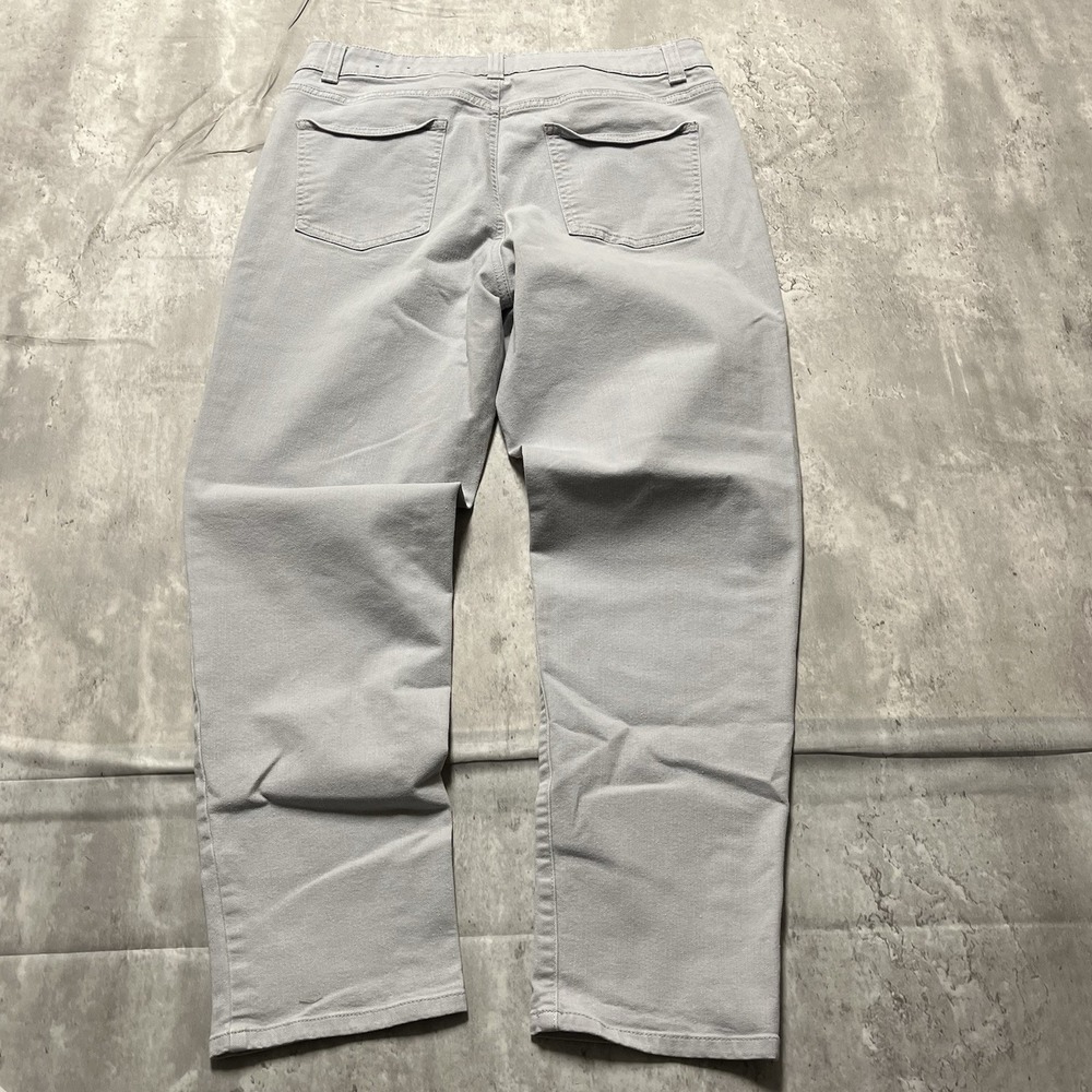 TALBOTS Women's Size 12 Simply Flattering 5 Pocket Jeans Gray Ankle Length - Picture 7 of 9